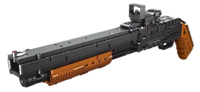 Remington by Camp Co Shotgun Building Blocks, Black/Brown, Plastic, 21 in. Long, Includes 6 Plastic Projectiles 863 pc.