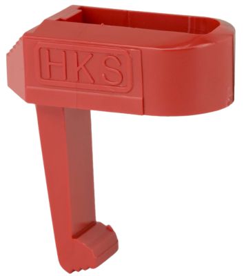 HKS Speed Magazine Loader for 22 LR Pistols, Plastic, Red Finish