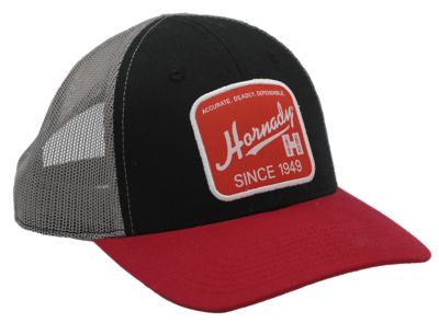 Hornady Unisex Mesh Cap, Black/Red