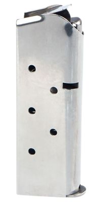 Kimber 7 Round 45 ACP Magazine for 1911, Compact, Silver, Stainless Steel