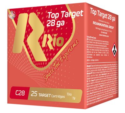 Rio Ammunition 28-Gauge Top Target 9-Shot Shotgun Shells, 2.75 in., 3/4 oz., 25 Rounds