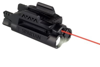 LaserMax Spartan 120-Lumen LED Light/Red Laser Sight, Black