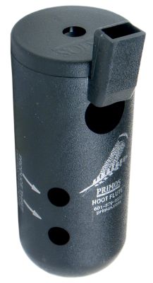 Primos Hoot Flute Plastic Owl Sounds Open Turkey Call, Black