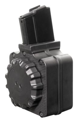 ProMag Standard 50 Round 308 Win/7.62x51mm NATO Drum Magazine for Springfield M1A/M14, Black, DuPont Zytel Polymer