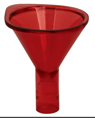 Hornady Basic Powder Funnel, 22 to 45 Caliber, Red, Plastic