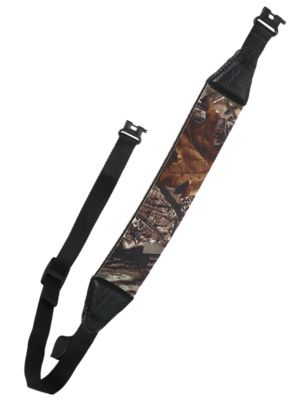 Outdoor Connection Elite Leather/Neoprene Adjustable Rifle/Shotgun Sling, Realtree APG Camo