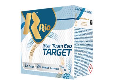 Rio Ammunition 12-Gauge Star Team EVO Target 7.5-Shot Shotgun Shells, 2.75 in., 7/8 oz., 25 Rounds