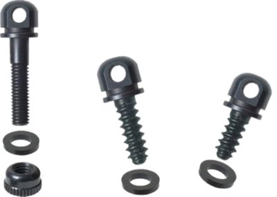Outdoor Connection BO5 Swivel Base Set, Includes 7/8 in. McScrew, 1/2 in. & 3/4 in. Wood Screw Base, 3 Spacers, Black, Steel