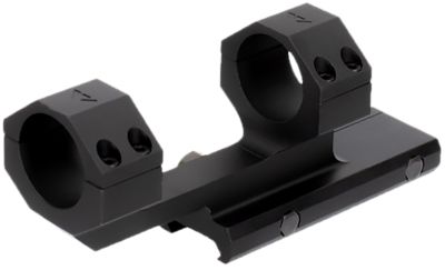 AIM Sports Scope Mount/Ring Combo, 1 in. Tube, Medium, Black Anodized, Aluminum