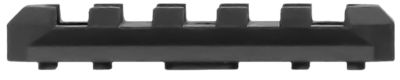 AIM Sports Picatinny M-LOK Rail Section, 5 Slot, Black Anodized