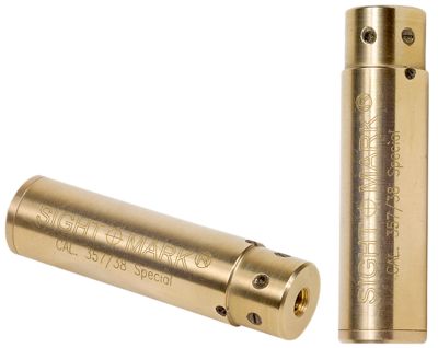 Sightmark Red Laser Boresight for 38 Special/357 Mag, Brass, Includes Battery Pack & Carrying Case