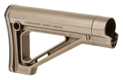 Magpul MOE Carbine Stock for AR-15/M16/M4 with Mil-Spec Tubes (Tube Not Included), Fixed, Flat Dark Earth, Synthetic