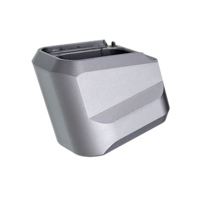 Tyrant CNC Magazine Extension for H&K VP9/VP40/VP30, 5 Round Capacity, Gray, Aluminum