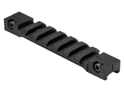 NCStar 3/8 Dovetail Picatinny Adapter, Black Anodized, Aluminum