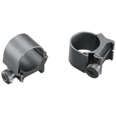 Weaver Mounts Detachable Top Mount Rings, 1 in. Tube, Medium, Weaver, Matte Black, Aluminum