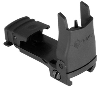 Mission First Tactical Flip Up Front Sight for AR-Platform, Black, Folding