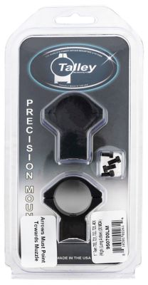 Talley Scope Mount/Ring Combo for Remington 700/721/722/725/40X, 1 in. Tube, High, 20 MOA, Long Action, Black, Aluminum