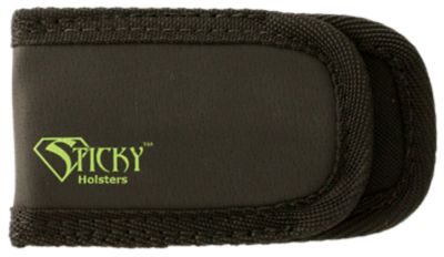 Sticky Holsters Mag Pouch, IWB, Latex Free Rubber Pocket, Black/Green, Cordura/Foam