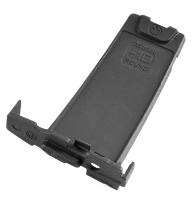 Magpul PMAG Minus Limiter for PMAG AR/M4 GEN M3 Magazines, 5.56x45mm, 10 Round Capacity, Black, Polymer, 3-Pack