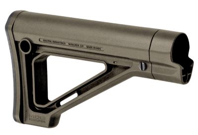 Magpul MOE Carbine Stock for AR-15/M16/M4 with Mil-Spec Tube (Tube Not Included), Fixed, OD Green, Synthetic