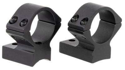 Talley Scope Mount/Ring Combo for Weatherby Mark V, 1 in. Tube, Low, 0 MOA, Non-Magnum Action, Black Anodized, Aluminum