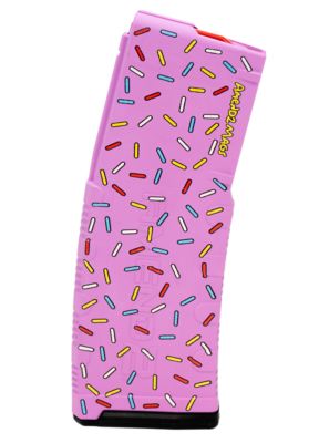 Amend2 MOD-2 Sprinkle Donut 30 Round 5.56x45mm NATO Magazine for AR-15, Pink Sprinkles, Polymer