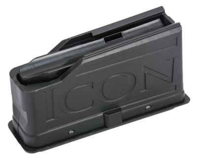 Thompson Center Arms Icon 3+1 Round 243/6.5CRD/7mm/308 Magazine, Black, Steel