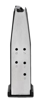Springfield Armory 9 Round 45 ACP Magazine for Springfield XD-M Compact/XD Mod2 Compact, Stainless Steel