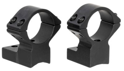 Talley Scope Mount/Ring Combo for Winchester Model 70, 1 in. Tube, High, 0 MOA, Black, Aluminum