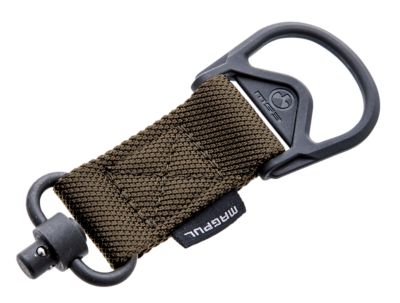 Magpul MS1/MS3 QD Sling Adapter for AR-15/M4/M16/AK-Platform/AKM, Steel, Maganese Phosphate Coyote Finish, Polymer Hardware