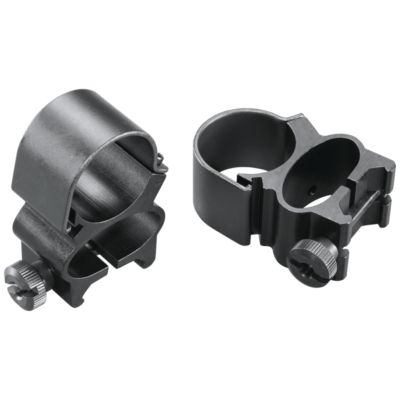 Weaver Mounts See-Thru Detachable Rings, 1 in. Tube, Weaver, Matte Black, Aluminum