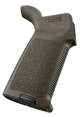 Magpul MOE Grip for AR-15, AR-10, M4, M16, M110, SR25, Aggressive Textured, OD Green Polymer