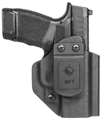 Mission First Tactical Appendix IWB/OWB Holster for Springfield Hellcat Micro-Compact OSP 9, Ambidextrous, Black, Polymer