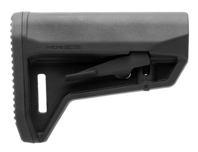 Magpul MOE SL-M Carbine Stock for Mil-Spec AR-Platform, Black, Synthetic