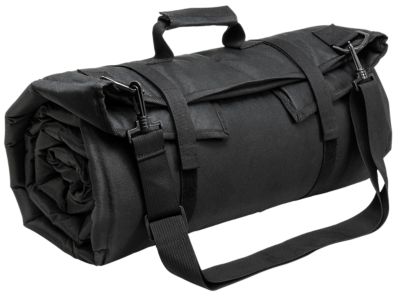 NCStar Roll-Up PVC Shooting Mat, 69 in. x 35 in., Black