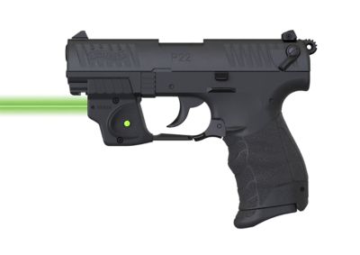 Viridian E-Series Green Laser Sight, Black, Fits Walther P22, Rail Mount