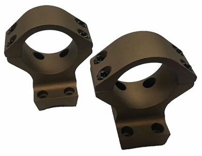 Talley Scope Mount/Ring Combo for Browning X-Bolt, 1 in. Tube, Medium, 0 MOA, Short/Long Action, Burnt Bronze, Aluminum
