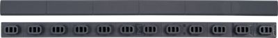 Magpul Type 1 M-LOK Rail Covers, Stealth Gray, Rubber