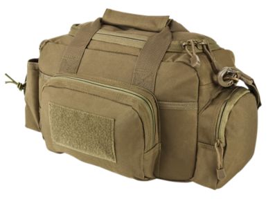 NCStar Small VISM Range Bag with Side Pockets and PALs Webbing, Tan