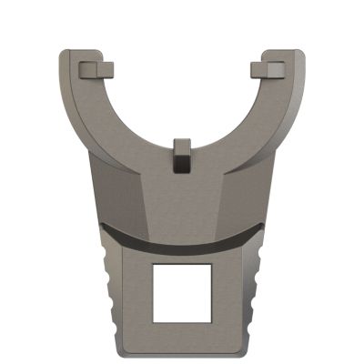 Real Avid/Revo Master-Fit Extended and Standard Castle Nut Wrench for AR-Platform, Titanium/Stainless Steel