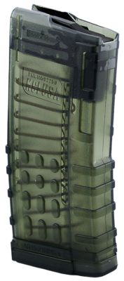 KCI USA INC 21 Round 223 Rem Magazine for AR-15, Translucent Smoke, Polycarbonate