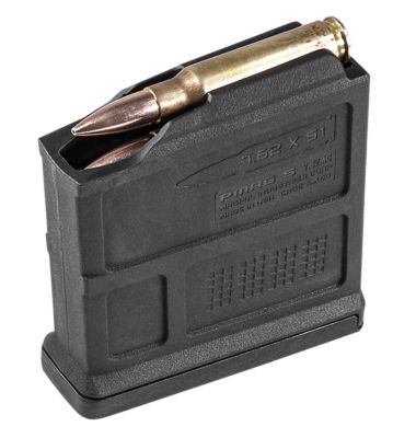 Magpul PMAG 5 Round 6.5 Creedmoor/308 Win/7mm-08 Rem/260 Rem/243 Win/7.62x51mm NATO AICS Magazine for Short Bolt Action Rifles