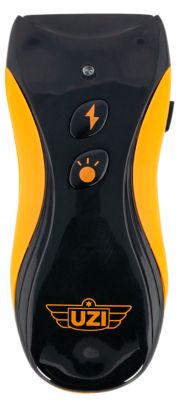Uzi Accessories Yellow Jacket Stun Gun with Flashlight, Black/Yellow