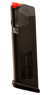 Global Ordnance 17 Round 9mm Luger Magazine for Glock Style, Black