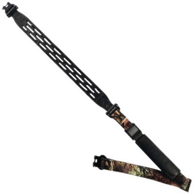 Limbsaver Kodiak-Air NAVCOM Rubber/Nylon Adjustable Rifle Sling, 1 in. W, Black/Mossy Oak Break-Up Camo