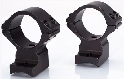 Talley Scope Mount/Ring Combo for Weatherby Mark V, 30mm Tube, Medium, 0 MOA, Non-Magnum Action, Black Anodized, Aluminum