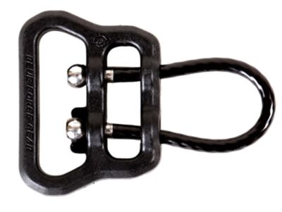 Blue Force Gear Uloop Wire Loop Attachment, 1.25 in., Rifle, Black, Nylon/Stainless Steel