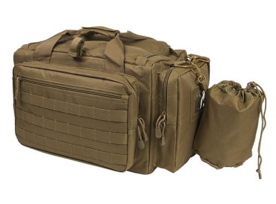 NCStar VISM Competition Range Bag with Padded Side Pockets, Tan