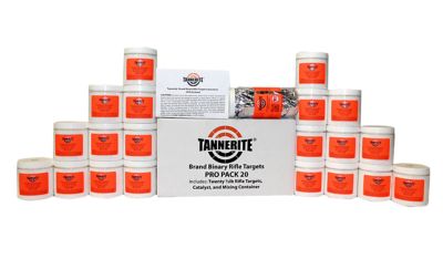 Tannerite Pro Pack Impact Enhancement Exploding Centerfire Rifle Targets, 0.5 lb., White Vapor, 20 Targets