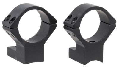 Talley Scope Mount/Ring Combo for Weatherby Mark V, 30mm Tube, High, 0 MOA, Non-Magnum Action, Black Anodized, Aluminum